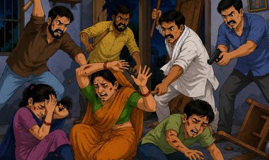 आधी रात दबंगों का कहर: घर में घुसकर मां, बेटे और बेटी पर जानलेवा हमला
