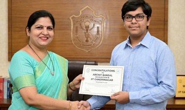 डीपीएस बागपत के अर्चित बंसल का आईआईटी गांधीनगर में चयन, विद्यालय का नाम रोशन