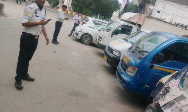 यातायात पुलिस ने 5023 वाहनों के काटे चालान, 21 वाहन सीज