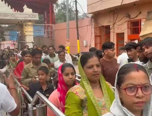 दूधेश्वरनाथ मंदिर में उमड़ा आस्था का सैलाब, देर रात से लगी भक्तों की लंबी कतार