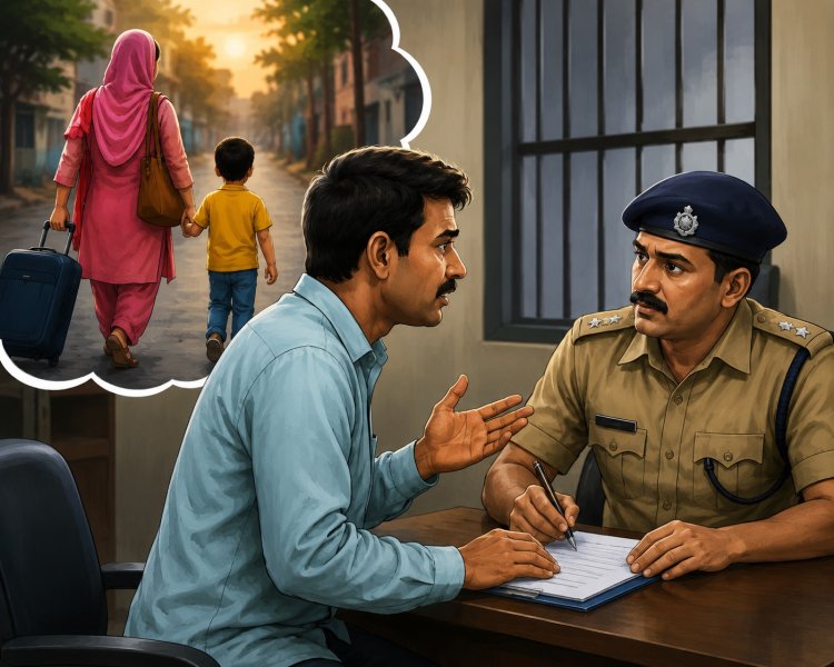 12 दिन से पत्नी पांच वर्षीय बेटे संग लापता, मायके भी नहीं पहुंची; पति ने पुलिस से लगाई गुहार
