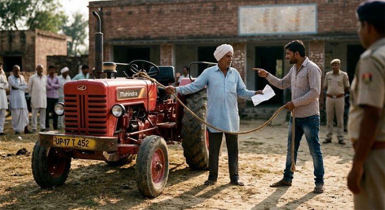 ट्रैक्टर के विवाद में चाचा को भतीजे से जान का खतरा