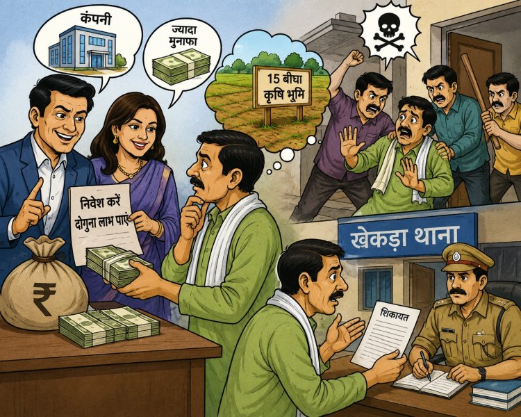 कंपनी में निवेश के नाम पर 1.06 करोड़ की ठगी का आरोप