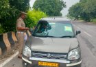 यातायात पुलिस ने 5184 वाहनों के काटे चालान, 17 वाहन सीज