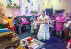 गणेश महोत्सव में वैदिक मंत्रोच्चार के बीच हुआ पूजन, भजन संध्या में झूमे श्रद्धालु
