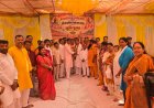प्रताप विहार रामलीला महोत्सव का भूमि पूजन, ध्वज पताका लगाकर हुआ शंखनाद