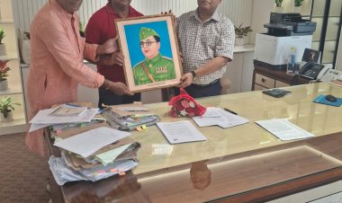 ग्राम विकास संगठन ने सीईओ को किया सम्मानित