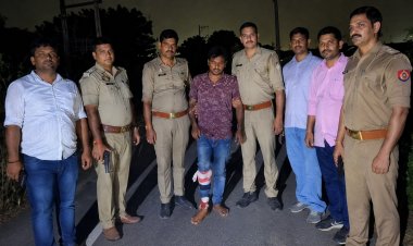 नलकूपों से उपकरण चोरी करने वाले गिरोह का बदमाश मुठभेड़ में घायल