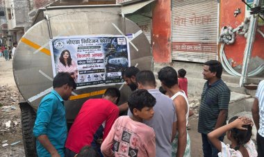 चोटपुर और छिजारसी कॉलोनी में शालिनी सिंह ने भेजा वाटर टैंकर