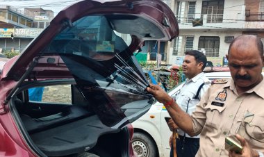 यातायात पुलिस ने 7075 वाहनों के काटे चालान, 31 सीज