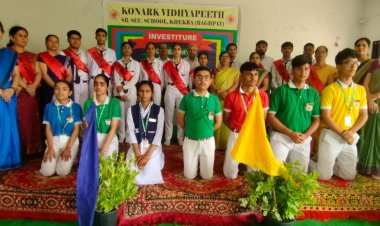 कोणार्क विद्यापीठ में छात्र परिषद का हुआ भव्य अलंकरण समारोह