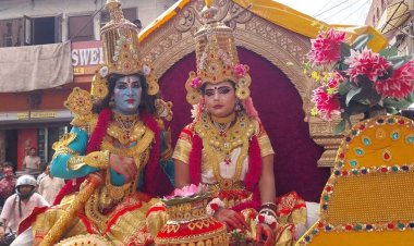 श्रीकृष्ण जन्माष्टमी पर भव्य रथयात्रा, जयकारों से गूंजा खेकड़ा