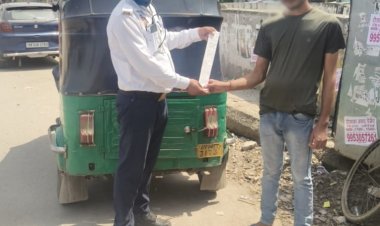 यातायात पुलिस ने 6957 वाहनों के काटे चालान, 27 वाहन सीज