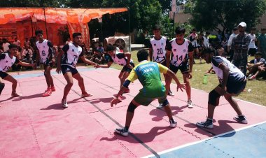 सीबीएसई कबड्डी कलस्टर में खिलाड़ियों ने दिखाया दमखम