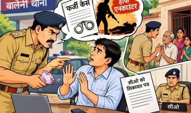 रुपये नहीं देने पर फर्जी केस में फंसाने और ‘हाफ एनकाउंटर’ की धमकी का आरोप