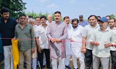 बुढ़सैनी और हिसावदा में लाखों के विकास कार्यों का लोकार्पण