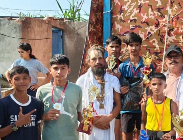 अंडर 14 बालक दौड़ में गर्वित ने मारी बाजी