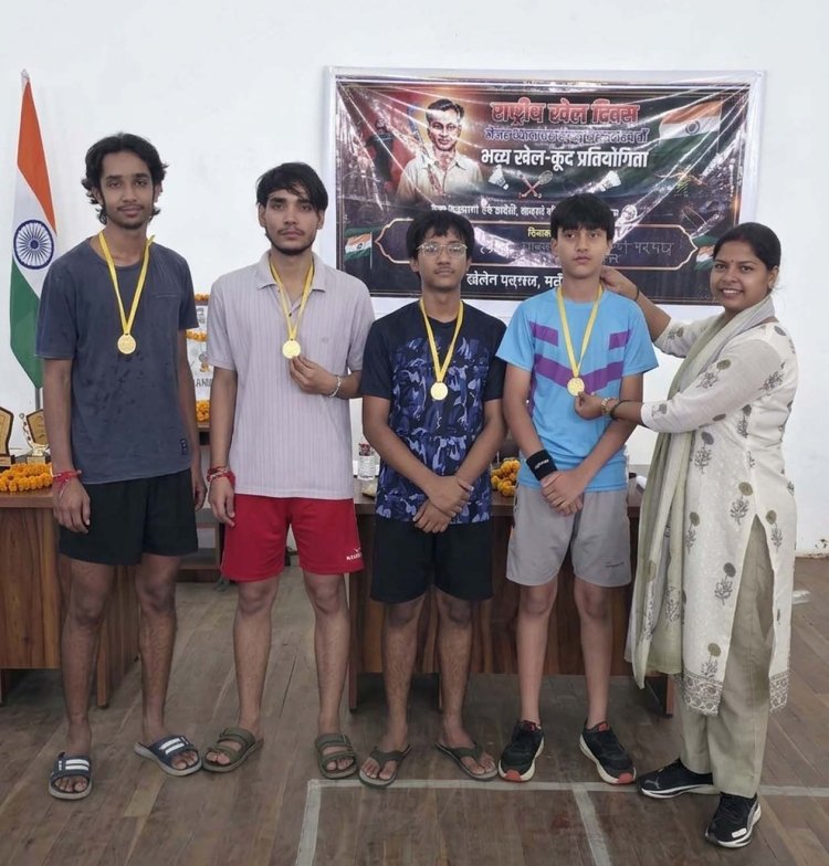 मीतली में मेजर ध्यानचंद जयंती पर बैडमिंटन प्रतियोगिता, खेकड़ा में विजेताओं का स्वागत