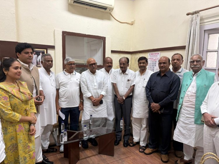 पूर्व बसपा प्रत्याशी कृपाराम शर्मा कांग्रेस में घर वापसी