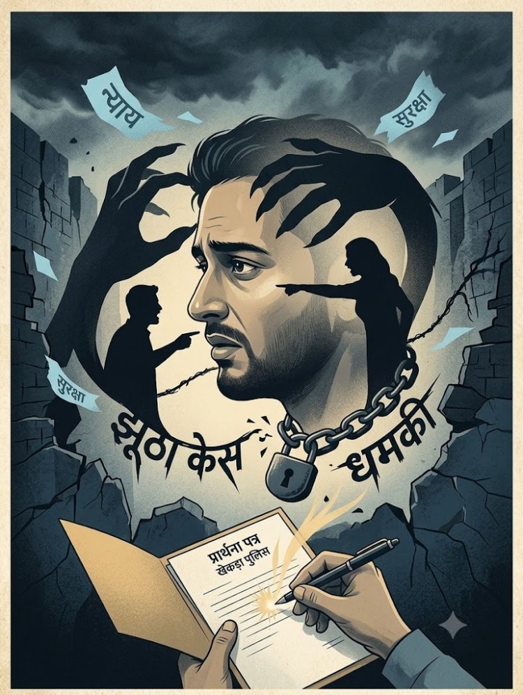 जेल से रिहा होकर घर लौटे युवक को फिर मिली झूठे मुकदमे में फंसाने व जान से मारने की धमकी, पुलिस से लगाई गुहार