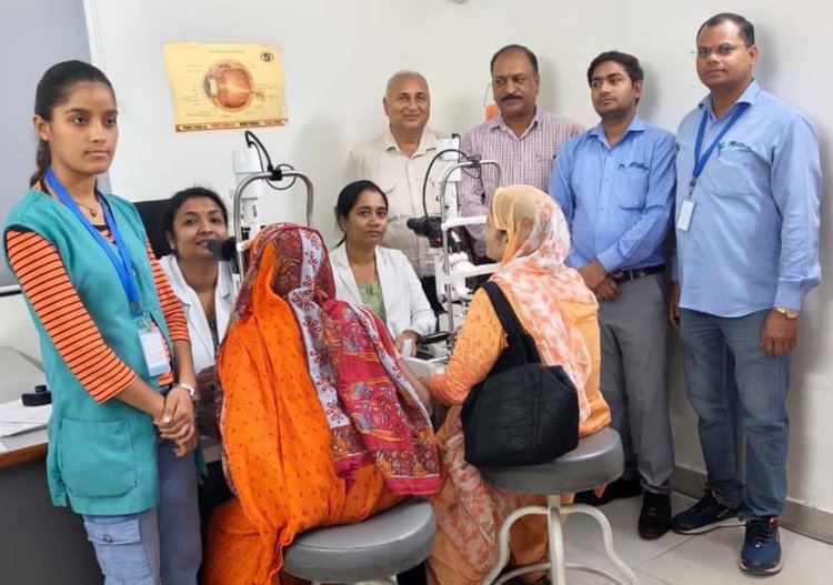 खेकड़ा में मानव सेवा की मिसाल,147 लोगों की निशुल्क आंखों की जांच