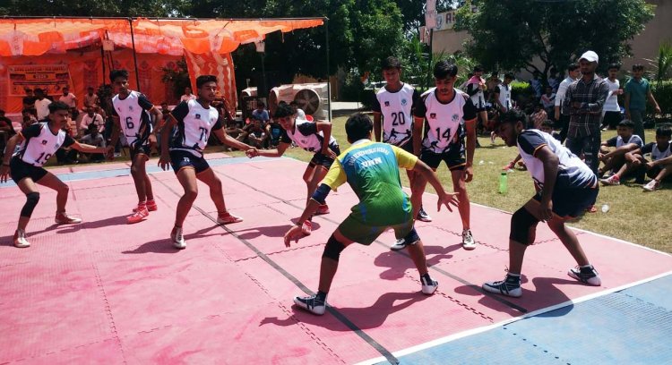 सीबीएसई कबड्डी कलस्टर में खिलाड़ियों ने दिखाया दमखम