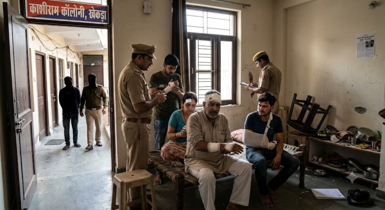 बाइक टकराने के विवाद में घर में घुसकर हमला