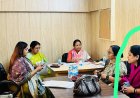 भाजपा प्रदेश कार्यालय की बैठक में बिना पद रेखा मादन की मौजूदगी पर उठे सवाल