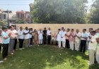 कांग्रेसी कार्यकर्ताओं ने किया राष्ट्रपिता और पूर्व प्रधानमंत्री को नमन