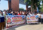 सीएमओ कार्यालय पर बजरंग दल का विरोध प्रदर्शन