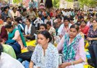 नौ दिन से हड़ताल पर सीएचओ, गांवों में स्वास्थ्य सेवाएं प्रभावित