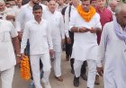 घिटोरा में सपा की पीडीए पदयात्रा, रवि बैंसला के नेतृत्व में जुटे नेता
