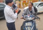 यातायात पुलिस ने 5583 वाहनों के काटे चालान, 13 वाहन सीज