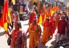 विश्व हिन्दू परिषद ने खेकड़ा में निकाली दुर्गा शक्ति यात्रा
