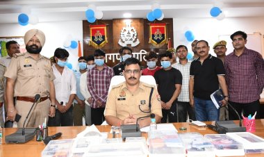 इंश्योरेंस के नाम पर 1.20 करोड़ की ठगी करने वाले आठ जालसाज गिरफ्तार