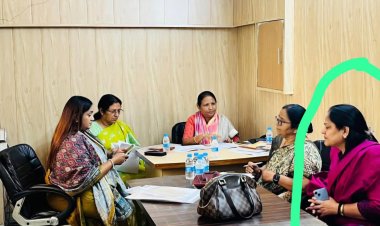 भाजपा प्रदेश कार्यालय की बैठक में बिना पद रेखा मादन की मौजूदगी पर उठे सवाल