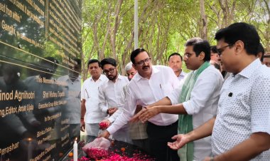विधायक ने दिवंगत पत्रकारों को दी भावभीनी श्रद्धांजलि