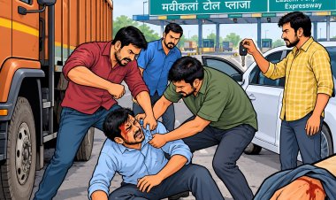 माल ढुलाई के 15 हजार रुपये मांगने पर ट्रक चालक को पीटा