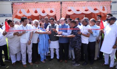 विधायक ने किया कैप्टन शशिकांत मेमोरियल टूर्नामेंट का उद्घाटन