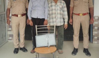 गद्दा फैक्ट्री में चोरी का खुलासा, दो बदमाश गिरफ्तार