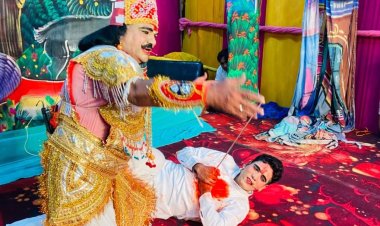 श्रवण कुमार के वध और दशरथ के श्राप के मार्मिक मंचन से भावुक हुए दर्शक