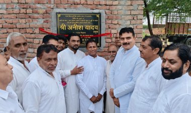 बसौद गांव में 10 लाख की लागत से बने इंटरलॉकिंग रास्ते का उद्घाटन