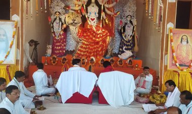 महर्षी नगर में दुर्गा पूजा और रामलीला का हुआ मंचन