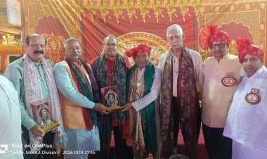 सेक्टर 46 की रामलीला ने किया डीडीआरडब्ल्यूए का स्वागत