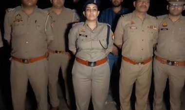गाजियाबाद में पुलिस और दो वांछित आरोपियों के बीच मुठभेड़, दोनों के पैर में लगी गोली