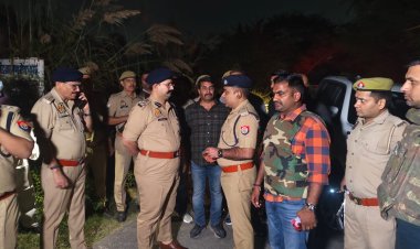 एक लाख रुपये का इनामी बदमाश धर्मेंद्र उर्फ टिड्डी पुलिस मुठभेड़ में ढेर
