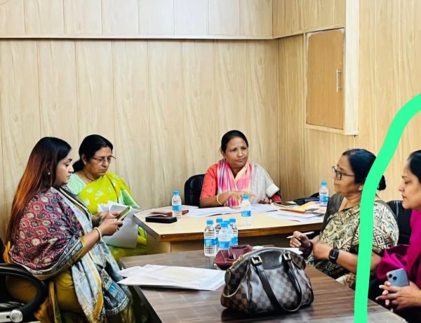 भाजपा प्रदेश कार्यालय की बैठक में बिना पद रेखा मादन की मौजूदगी पर उठे सवाल
