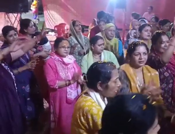 प्रताप विहार में श्रीमद्भागवत कथा में उमड़ रहे श्रद्धालु पांचवें दिन श्रीकृष्ण जन्मोत्सव के बाद नंदगांव में उत्सव, पूतना वध समेत बाल लीलाओं का वर्णन