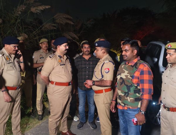 एक लाख रुपये का इनामी बदमाश धर्मेंद्र उर्फ टिड्डी पुलिस मुठभेड़ में ढेर