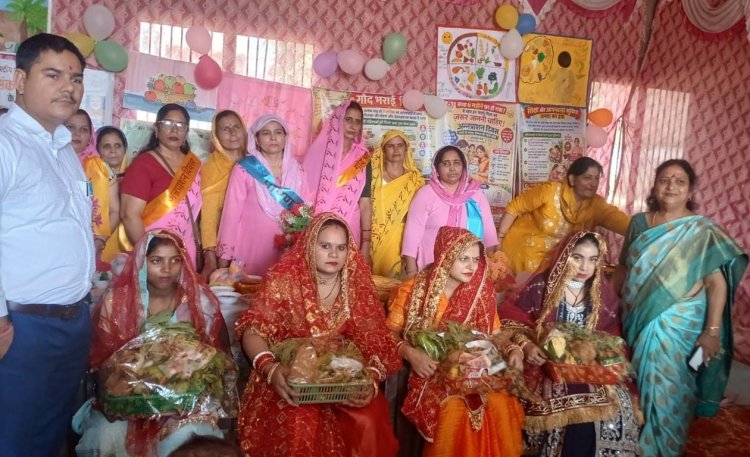 आंगन मिलन सेवा में बच्चों ने बिखेरी सांस्कृतिक छटा